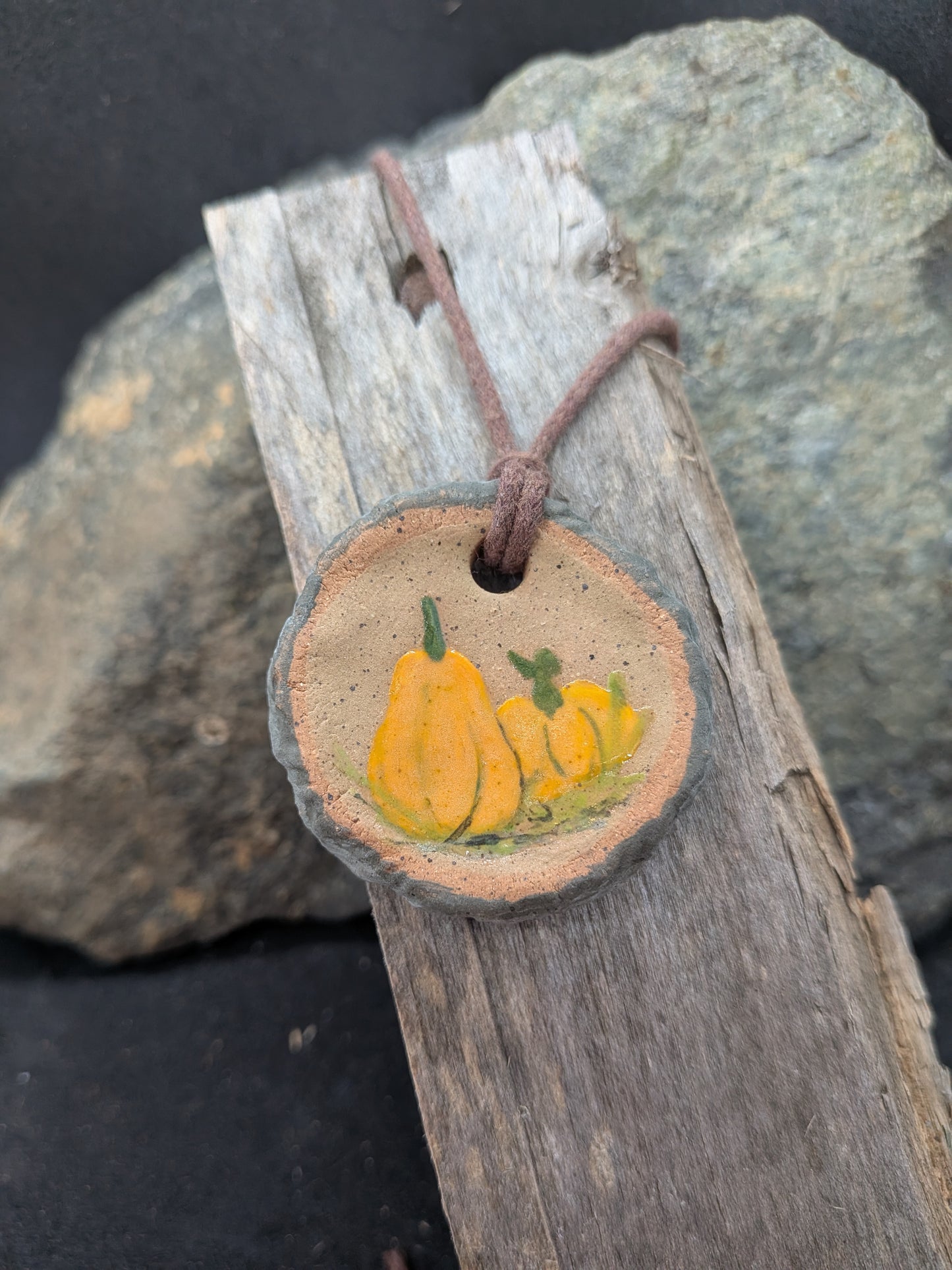 Fall Ceramic Charm Necklaces