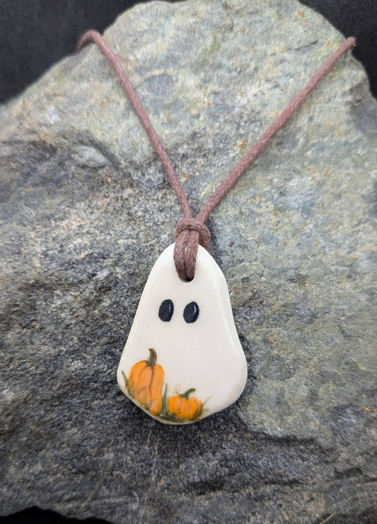 Fall Ceramic Charm Necklaces